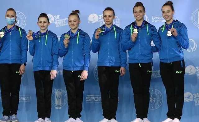 Украина впервые в истории выиграла чемпионат Европы по спортивной гимнастике