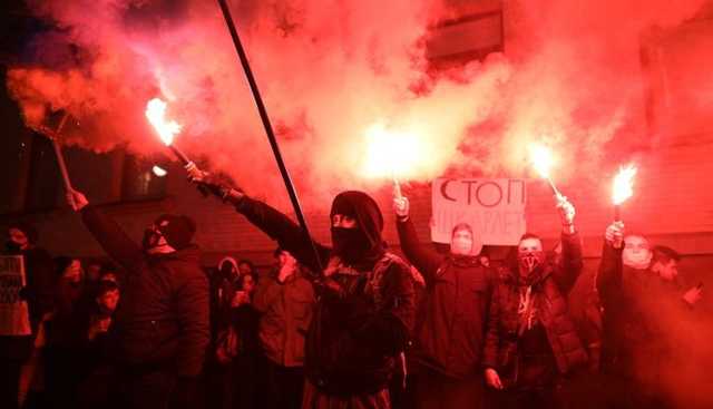 В Киеве прошел протест под Офисом президента