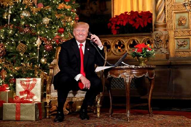 Трамп отметил Рождество в своем гольф-клубе