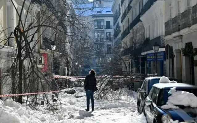 Мадрид из-за значительных убытков от снегопадов хотят объявить зоной катастрофы