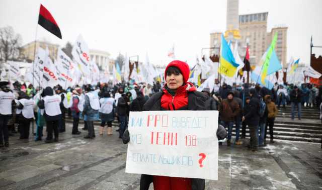 В Києві затримується рух тролейбусів через протест ФОПів