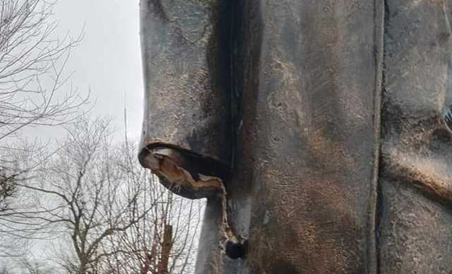 На Миколаївщині невідомі здійснили акт вандалізму над пам’ятником Тарасу Шевченку
