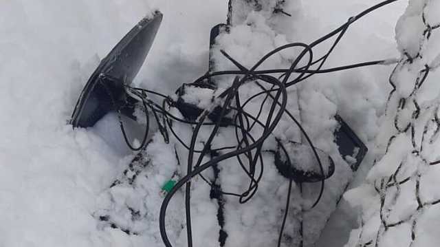 В селе под Одессой мужчина украл компьютер и закопал его в снегу