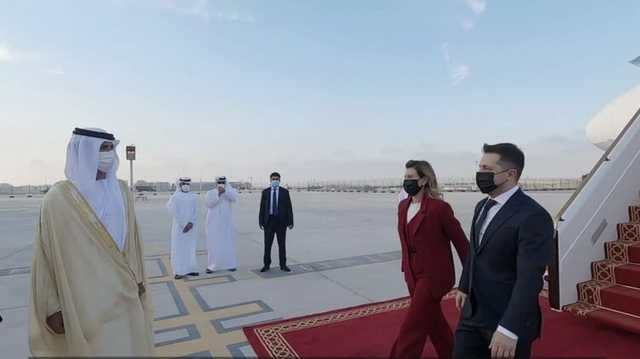 Зеленский с супругой прибыли с визитом в ОАЭ