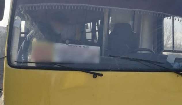 Патрульные поймали в Киеве пьяного водителя маршрутки, попавшего в ДТП