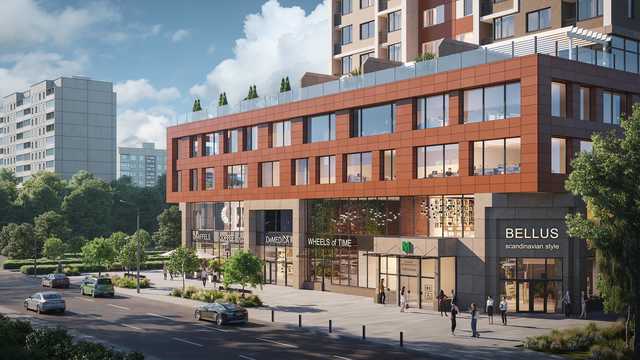 В Києві на Оболоні будують ЖК прямо над входом до метро