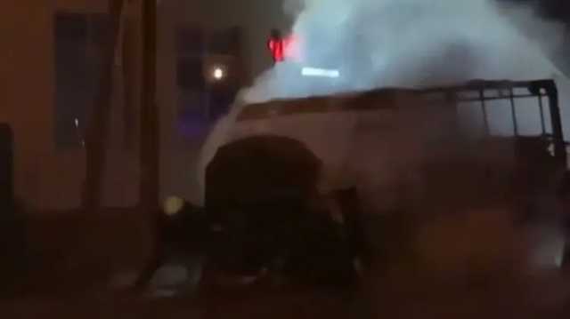 В Вишневом под Киевом взорвалась маршрутка