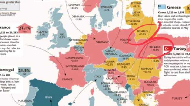 Газета The Times перепутала Украину с Беларусью