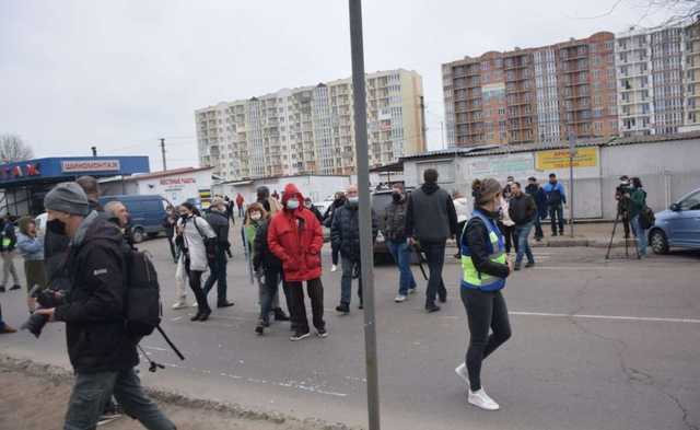 Протесты в Одессе: предприниматели перекрыли улицу из-за карантина