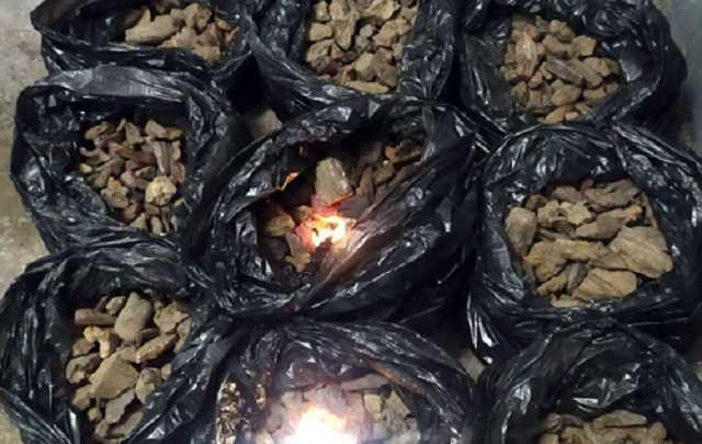 Прикордонники вилучили 66 кілограмів бурштину на кордоні з Польщею