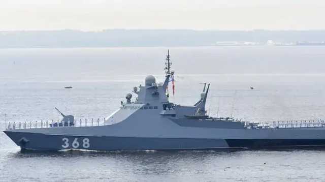 Российский ракетный корвет был замечен вблизи Одессы