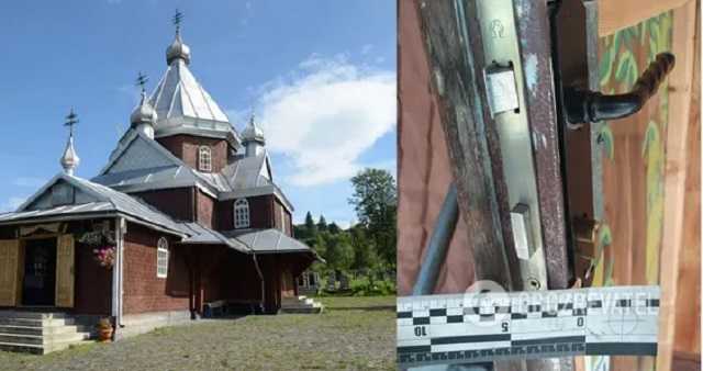 На Закарпатье из старинного храма ПЦУ вынесли австрийский сейф с деньгами и документами
