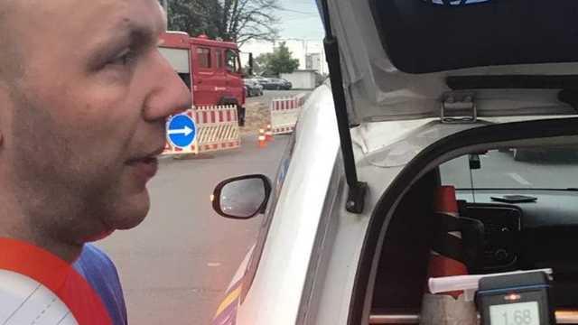 В Киеве полиция задержала якобы члена партии "Европейская солидарность": был пьяным за рулем