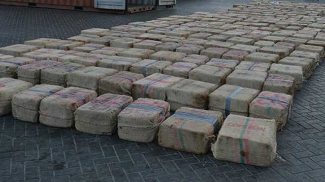 В Испании изъяли 860 кг кокаина, замаскированного под уголь