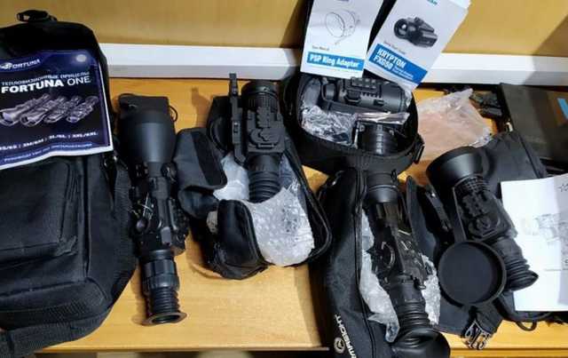 Іноземець намагався вивезти з України оптичні приціли на півмільйона гривень