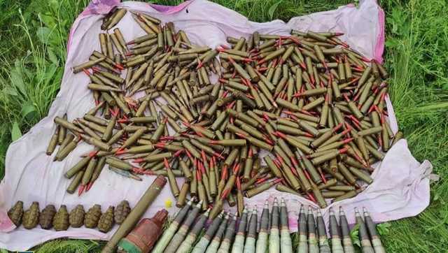 На Луганщине обнаружили три схрона с боеприпасами наемников РФ