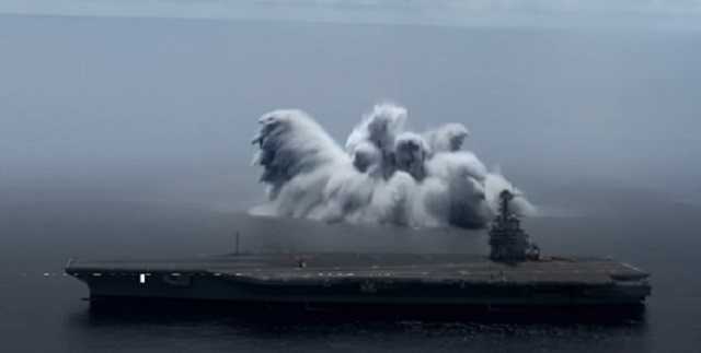 ВМС США почали випробування нового авіаносця в Атлантичному океані – використовують вибухівку