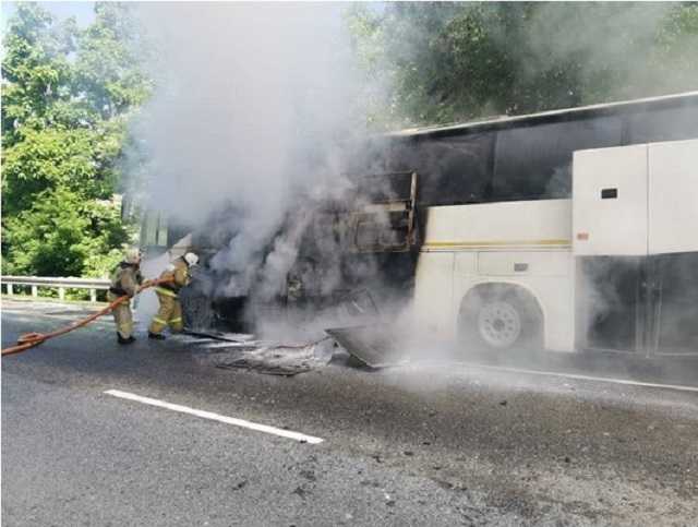 В РФ столкнулись автобусы с детьми: один из них загорелся