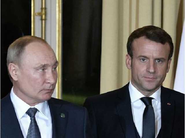 «Деструктивные действия Киева»: Путин пожаловался Макрону на Украину