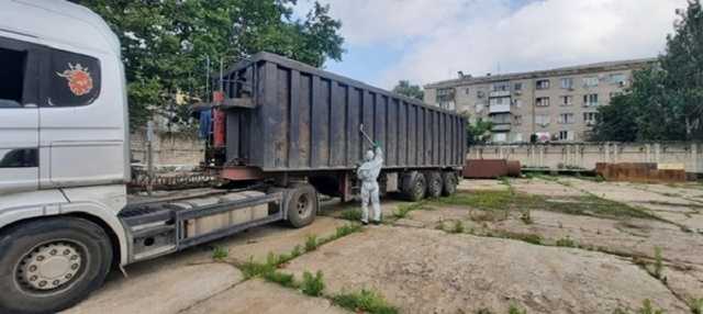 В порту Херсона выявили грузовик с радиоактивным металлоломом