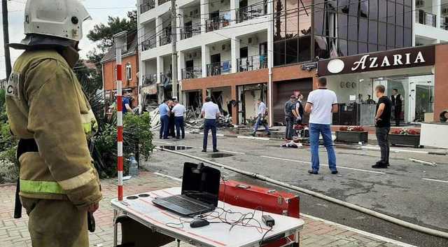 В Геленджике произошел взрыв в гостинице, есть пострадавшие