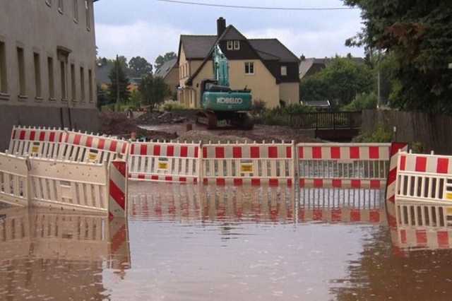Из-за наводнения прекращено транспортное сообщение ФРГ-Чехия