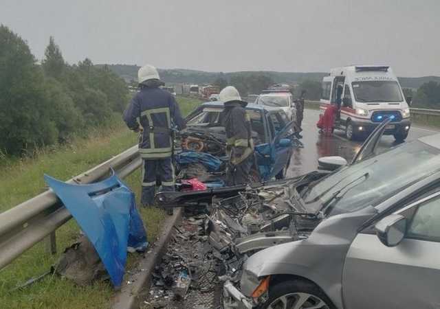 Шесть человек, в том числе четверо детей, пострадали в ДТП на трассе Киев-Чоп