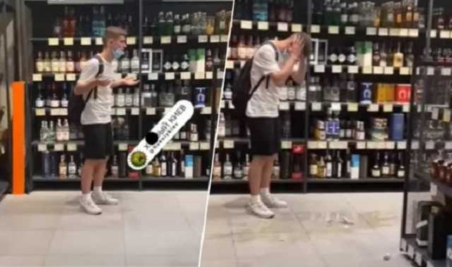 Видео с разбиванием элитного алкоголя для TikTok оказалось фейком: что рассказали в магазине