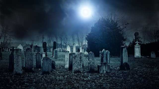 В Киеве подростки устроили дикие развлечения на кладбище