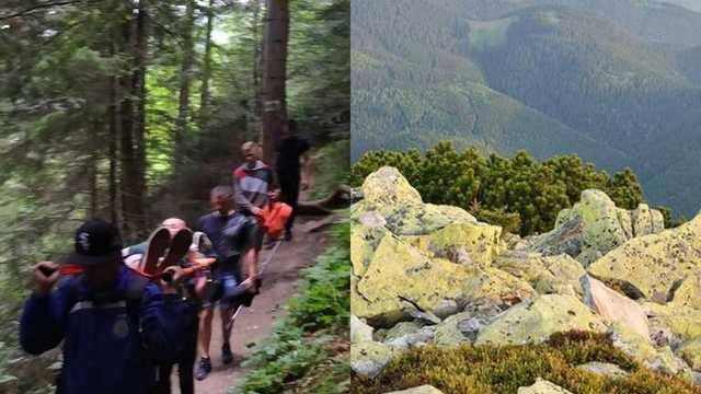 В Карпатах просто с горы эвакуировали туристку