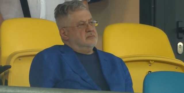 Коломойский появился на матче "Шахтер" - "Днепр-1"