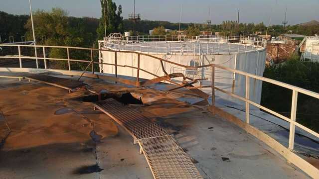 Взрыв на нефтебазе в Донецке: оккупанты обвиняют украинские беспилотники