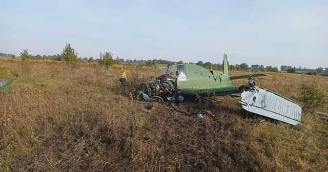 На Житомирщине разбился легкомоторный самолет