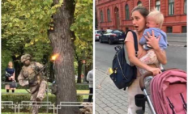 ВС Латвии «воевали» в центре Риги, вызвав панику среди местных жителей