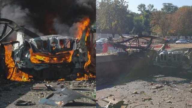 Предполагаемая причина взрыва в Днепре – взрывчатка, прикрепленная к машине, – СМИ