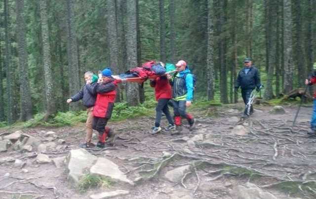 В Карпатах пострадала туристка, которая спускалась с Говерлы