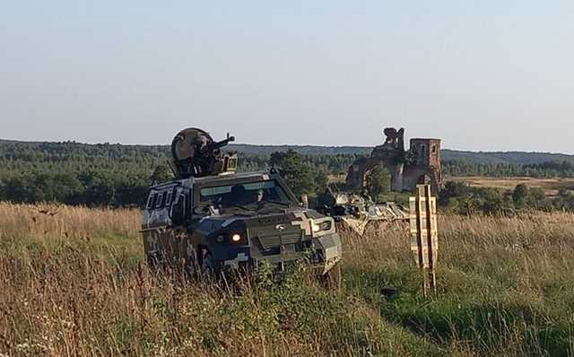 Спецназовцы провели тренировку по обороне границы на Львовщине
