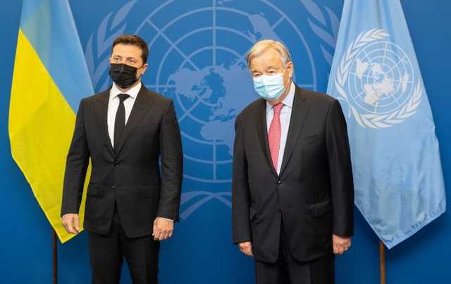 Зеленский призвал генсека ООН поддержать Крымскую платформу