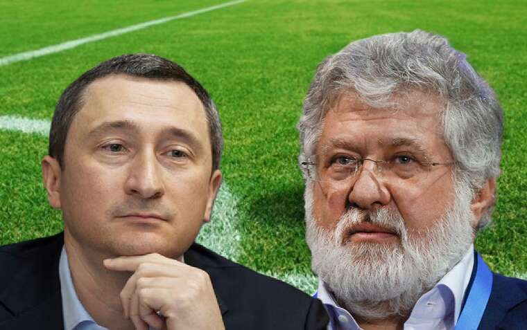 Министр Алексей Чернышов 30 минут что-то обсуждал с Коломойским на футболе