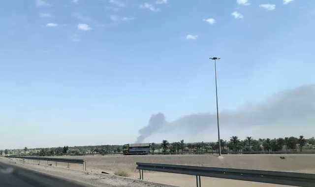 В Багдаде вспыхнул мощный пожар на военной базе, расположенной вблизи аэропорта