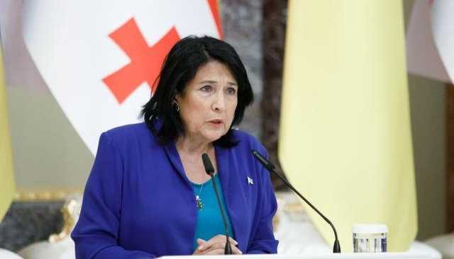 Президент Грузии заявила, что никогда не помилует Саакашвили