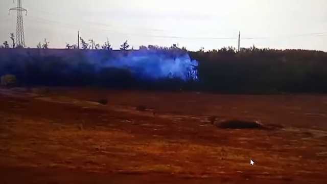 На Донеччині згорів бліндаж російських окупантів