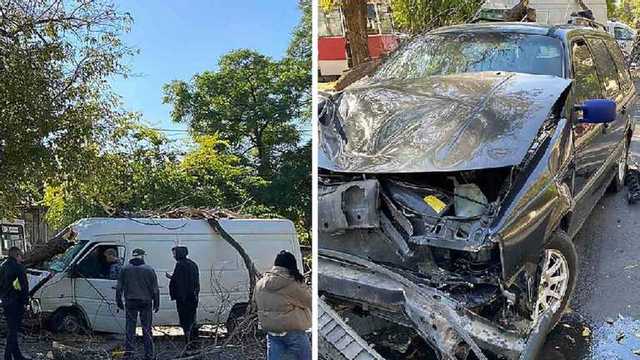 В Николаеве микроавтобус протаранил легковушку и врезался в дерево: пострадали люди