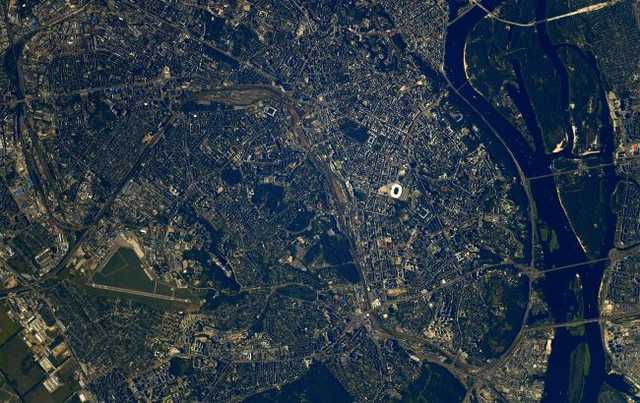 Астронавт NASA сфотографировал Киев из космоса