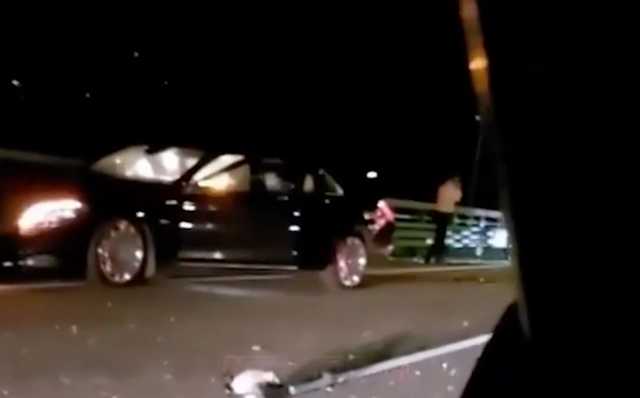 Опубликовано видео смертельного ДТП с участием "Мерседеса", в котором ехала Собчак