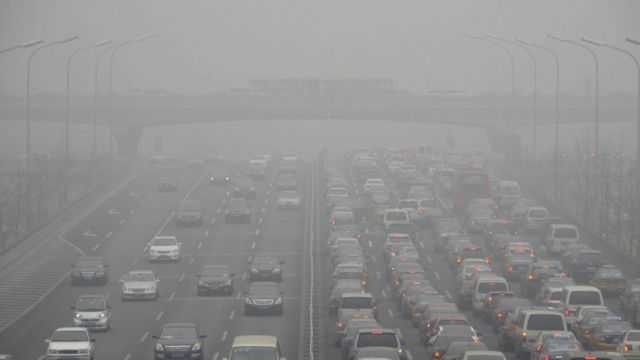 Киев и область накрыл туман. Видимость на дорогах ограничена