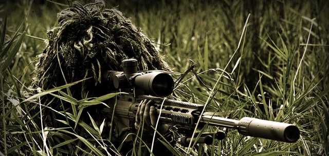 Появилось видео работы снайпера по позициям террористов «ДНР»