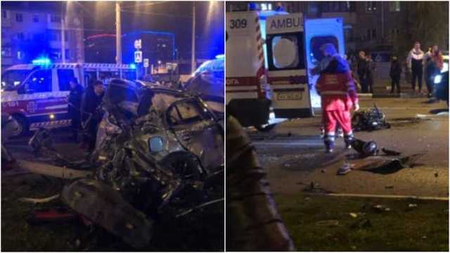 Обломки и тела разбросаны по дороге: в Харькове произошло смертельное ДТП