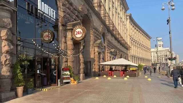 Рестораны в самом центре Киева не соблюдают ограничения "красной" зоны
