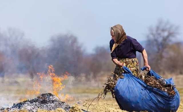 Кабмин предлагает разрешить пожарным штрафовать украинцев за сжигание травы